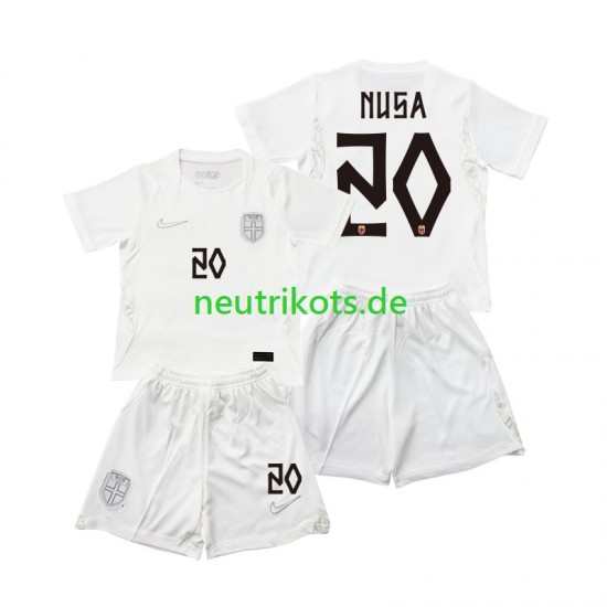 Fußballtrikot Norwegen Antonio NUSA 20 Kinder Ausweich World Cup 2026 Kurzarm