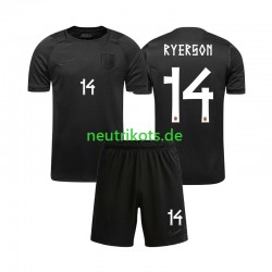 Fußballtrikot Norwegen Julian Ryerson 14 Kinder Auswärts World Cup 2026 Kurzarm