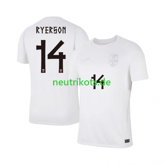 Fußballtrikot Norwegen Julian Ryerson 14 Herren Ausweich World Cup 2026 Kurzarm