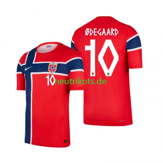 Fußballtrikot Norwegen Martin Odegaard 10 Herren Heim World Cup 2026 Kurzarm