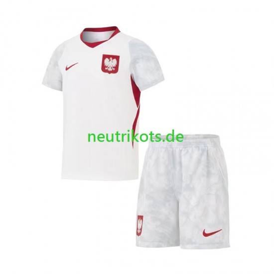 Fußballtrikot Polen Kinder Heim World Cup 2026 Kurzarm