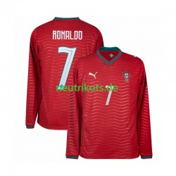 Fußballtrikot Portugal Cristiano Ronaldo 7 Herren Heim World Cup 2026 Langarm
