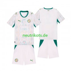 Fußballtrikot Senegal Kinder Heim 2026 2027 Kurzarm