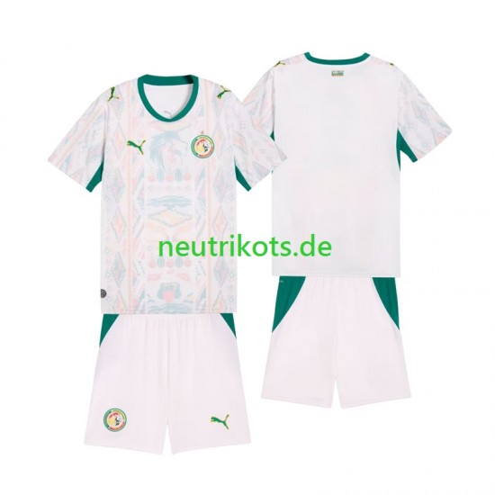 Fußballtrikot Senegal Kinder Heim 2026 2027 Kurzarm