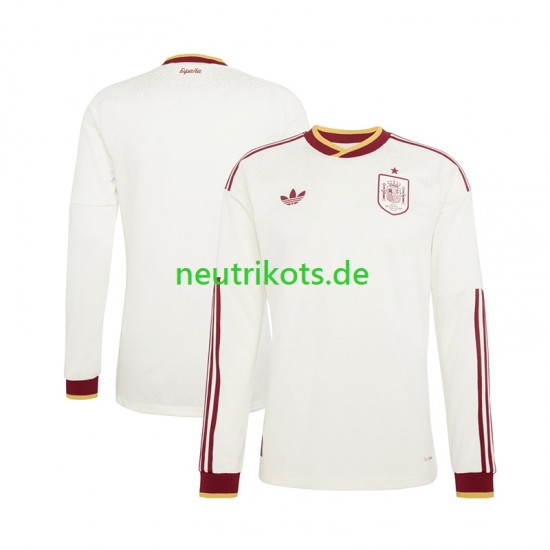 Fußballtrikot Spanien Herren Auswärts World Cup 2026 Langarm