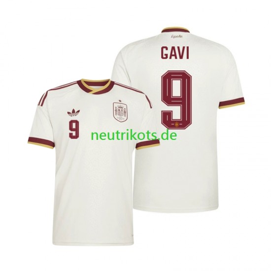 Fußballtrikot Spanien Gavi 9 Herren Auswärts World Cup 2026 Kurzarm