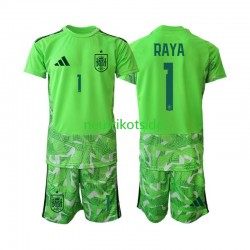 Fußballtrikot Spanien David Raya 1 6th Green color Torwart Kinder World Cup 2026 Kurzarm Fußballtrikot Spanien David Raya 1 6th Green color Torwart Kinder World Cup 2026 Kurzarm