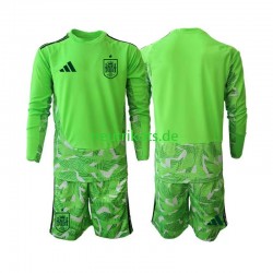 Fußballtrikot Spanien 6th Green color Torwart Kinder World Cup 2026 Langarm Fußballtrikot Spanien 6th Green color Torwart Kinder World Cup 2026 Langarm