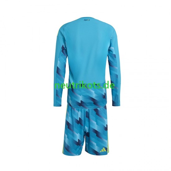 Fußballtrikot Spanien Torwart Kinder Heim World Cup 2026 Langarm