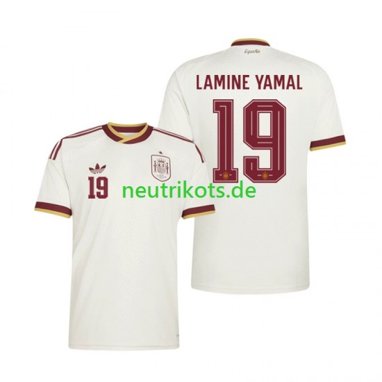 Fußballtrikot Spanien Lamine Yamal 19 Herren Auswärts World Cup 2026 Kurzarm