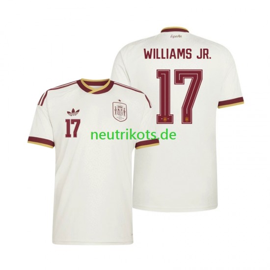 Fußballtrikot Spanien Nico Williams 17 Herren Auswärts World Cup 2026 Kurzarm