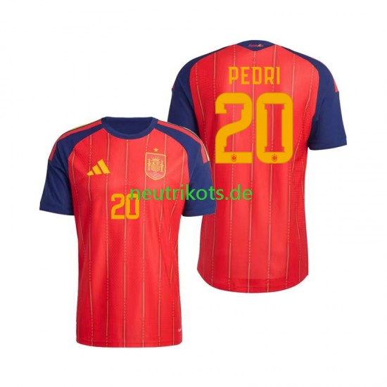 Fußballtrikot Spanien Pedri 20 Herren Heim World Cup 2026 Kurzarm