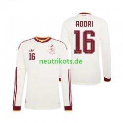 Fußballtrikot Spanien Rodri 16 Herren Auswärts World Cup 2026 Langarm Fußballtrikot Spanien Rodri 16 Herren Auswärts World Cup 2026 Langarm