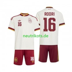 Fußballtrikot Spanien Rodri 16 Kinder Auswärts World Cup 2026 Kurzarm Fußballtrikot Spanien Rodri 16 Kinder Auswärts World Cup 2026 Kurzarm