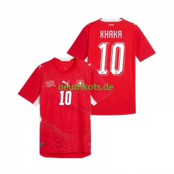 Fußballtrikot Schweiz Granit Xhaka 10 Herren Heim World Cup 2026 Kurzarm Fußballtrikot Schweiz Granit Xhaka 10 Herren Heim World Cup 2026 Kurzarm