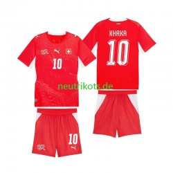 Fußballtrikot Schweiz Granit Xhaka 10 Kinder Heim World Cup 2026 Kurzarm Fußballtrikot Schweiz Granit Xhaka 10 Kinder Heim World Cup 2026 Kurzarm