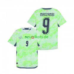 Fußballtrikot Schweiz Johan Manzambi 9 Herren Auswärts World Cup 2026 Kurzarm Fußballtrikot Schweiz Johan Manzambi 9 Herren Auswärts World Cup 2026 Kurzarm