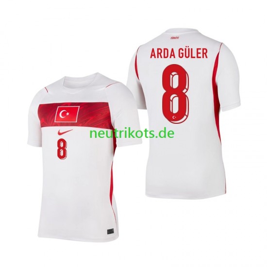Fußballtrikot Türkei Arda Guler 8 Herren Auswärts World Cup 2026 Kurzarm
