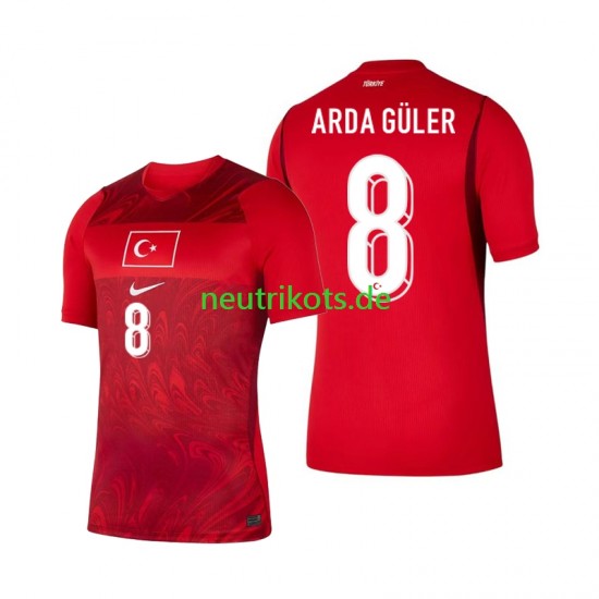 Fußballtrikot Türkei Arda Guler 8 Herren Heim World Cup 2026 Kurzarm