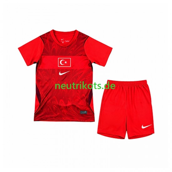 Fußballtrikot Türkei Kinder Heim World Cup 2026 Kurzarm