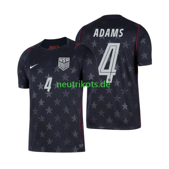 Fußballtrikot USA Tyler Adams 4 Herren Auswärts World Cup 2026 Kurzarm