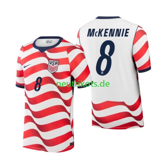Fußballtrikot USA Weston McKennie 8 Herren Heim World Cup 2026 Kurzarm