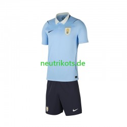 Fußballtrikot Uruguay Kinder Heim World Cup 2026 Kurzarm