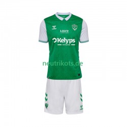 Fußballtrikot AS Saint-Etienne Kinder Heim 2025-2026 Kurzarm