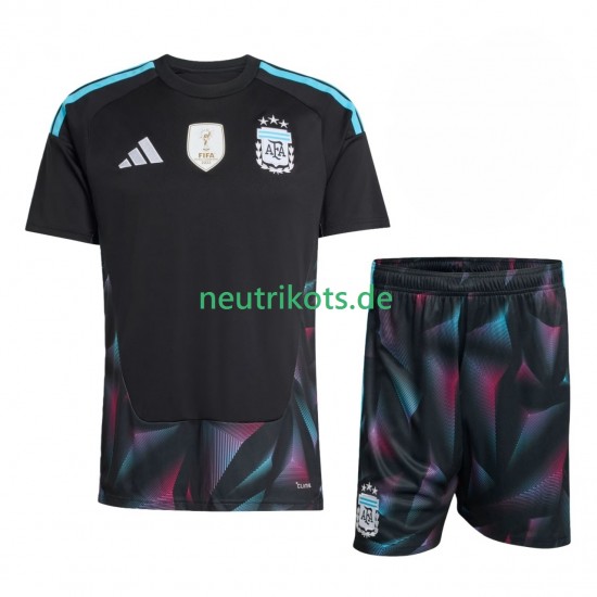 Fußballtrikot Argentinien Torwart Kinder Heim World Cup 2026 Kurzarm