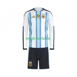 Fußballtrikot Argentinien Kinder Heim World Cup 2026 Langarm