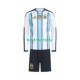 Fußballtrikot Argentinien Kinder Heim World Cup 2026 Langarm