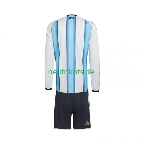 Fußballtrikot Argentinien Kinder Heim World Cup 2026 Langarm
