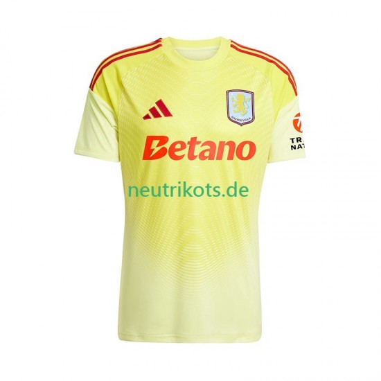 Fußballtrikot Aston Villa Torwart Herren Auswärts 2025-2026 Kurzarm