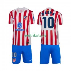 Fußballtrikot Atlético Madrid Alex Baena 10 Kinder Heim 2025-2026 Kurzarm