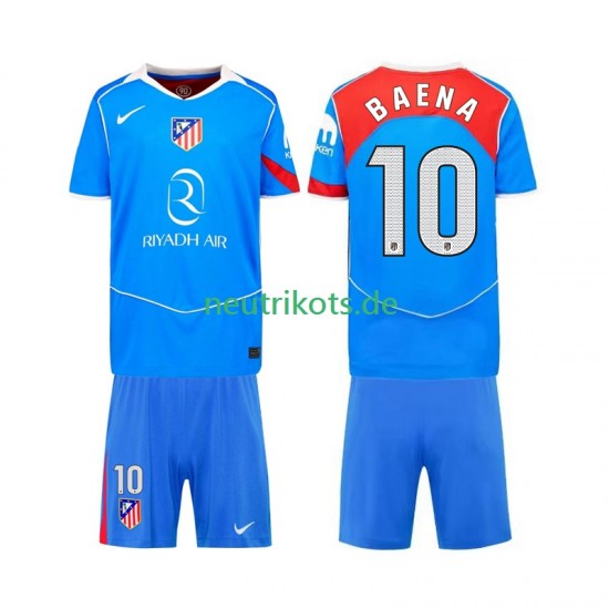 Fußballtrikot Atlético Madrid Alex Baena 10 Kinder Ausweich 2025-2026 Kurzarm