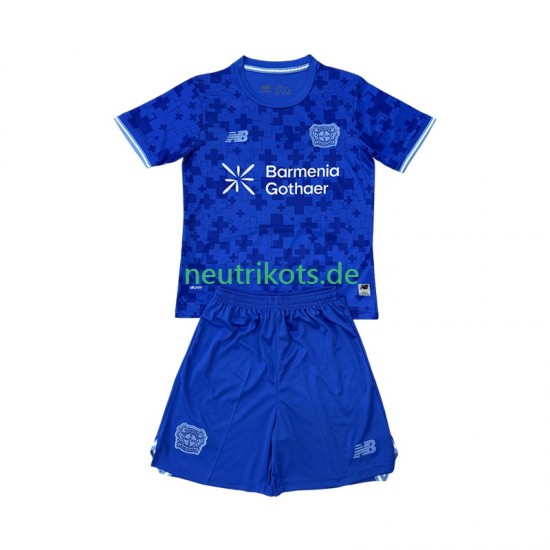 Fußballtrikot Bayer 04 Leverkusen Kinder Ausweich 2025-2026 Kurzarm