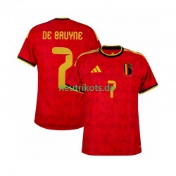 Fußballtrikot Belgien de bruyne 7 Herren Heim World Cup 2026 Kurzarm
