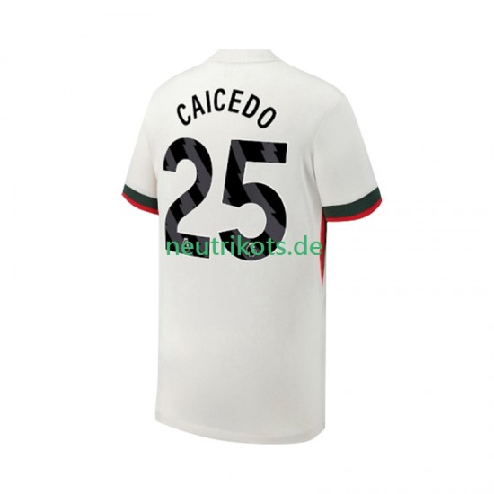 Fußballtrikot Chelsea Moises Caicedo 25 Herren Auswärts 2025-2026 Kurzarm