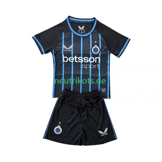 Fußballtrikot Club Brugge Kinder Heim 2025-2026 Kurzarm