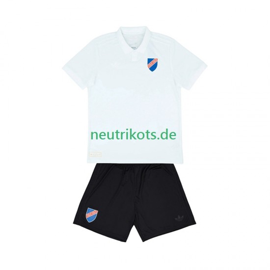 Fußballtrikot Colo-Colo Centenary Kinder Heim 2025-2026 Kurzarm