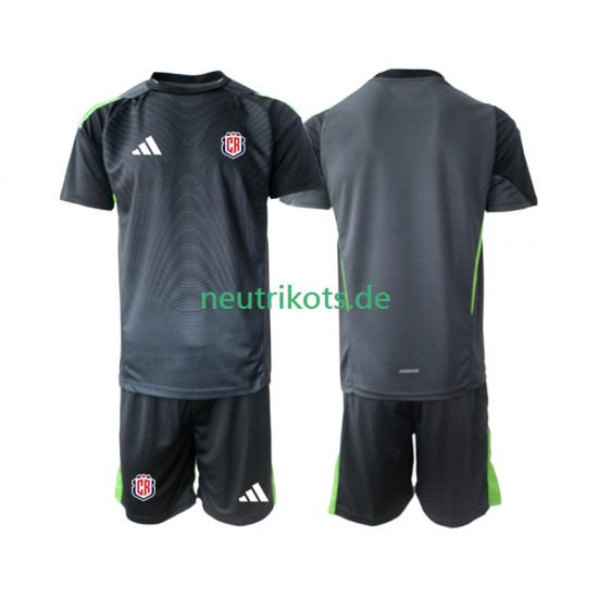 Fußballtrikot Costa Rica Torwart Kinder Auswärts 2025 Kurzarm
