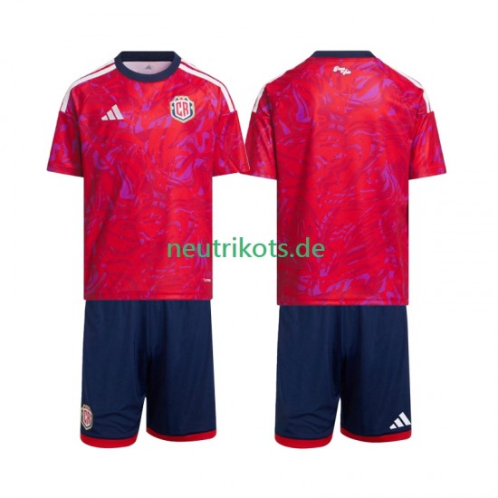 Fußballtrikot Costa Rica Kinder Heim 2026 Kurzarm