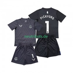 Fußballtrikot Everton FC Pickford 1 Torwart Kinder Auswärts 2025-2026 Kurzarm