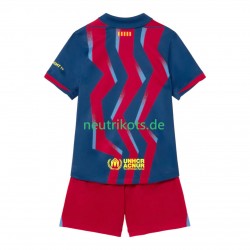 Fußballtrikot FC Barcelona Kinder Viertes 2025-2026 Kurzarm