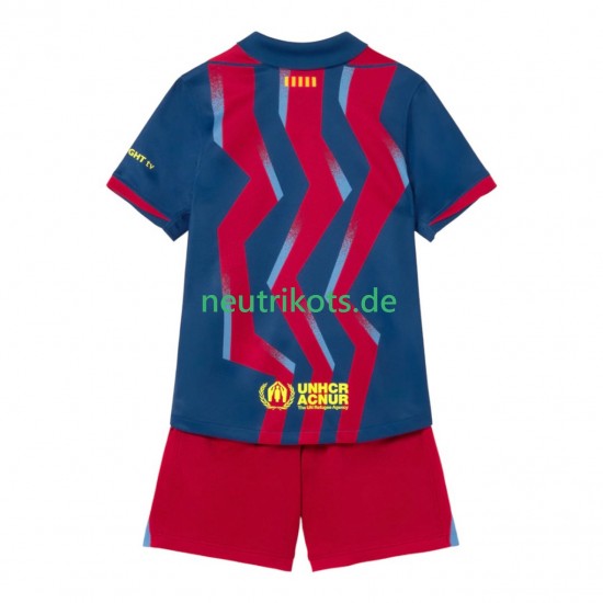 Fußballtrikot FC Barcelona Kinder Viertes 2025-2026 Kurzarm