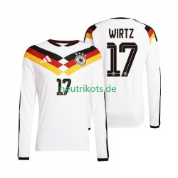 Fußballtrikot Deutschland Florian Wirtz 17 Herren Heim World Cup 2026 Langarm