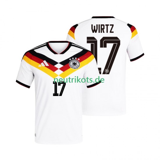 Fußballtrikot Deutschland Florian Wirtz 17 Herren Heim World Cup 2026 Kurzarm