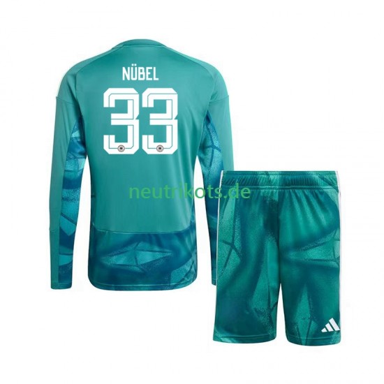 Fußballtrikot Deutschland Alexander Nubel 33 Torwart Kinder Heim World Cup 2026 Langarm