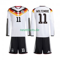 Fußballtrikot Deutschland Woltemade 11 Kinder Heim World Cup 2026 Langarm