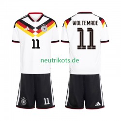 Fußballtrikot Deutschland Woltemade 11 Kinder Heim World Cup 2026 Kurzarm